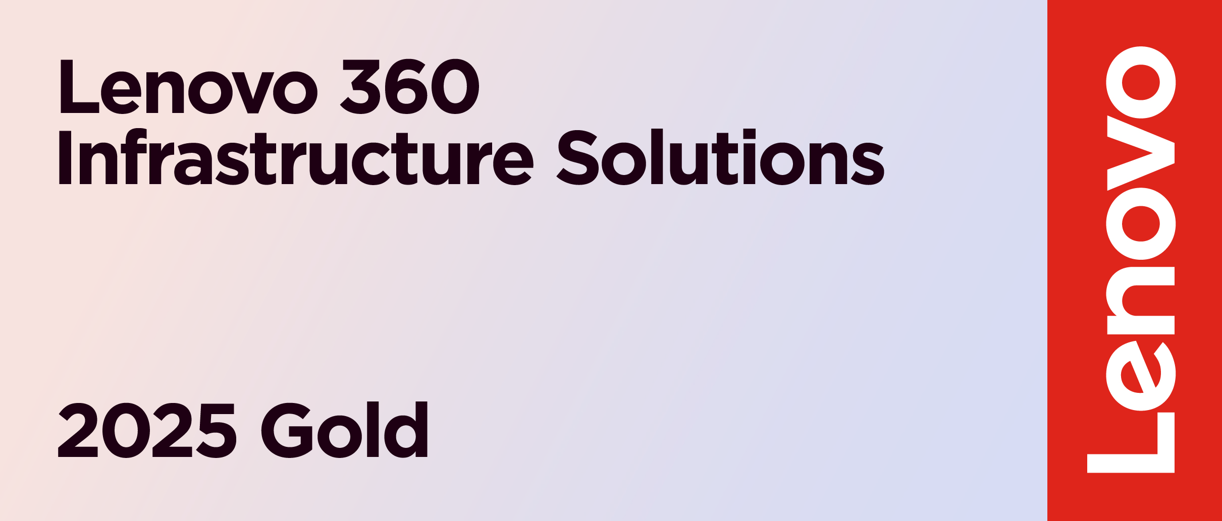 Lenovo 360 – Infrastructure Solutions 2025 Gold Auszeichnung 2024 für